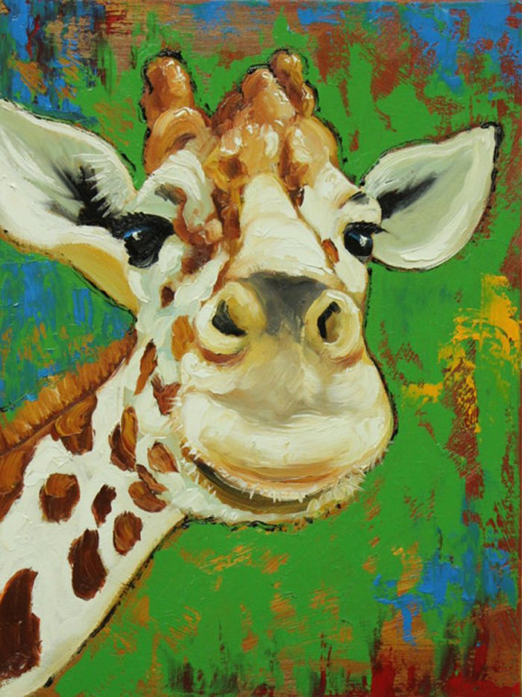 Animal Portrait Painting at PaintingValley.com | Explore collection of ...