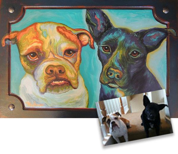 600x518 Custom Pet Portraits Get Your Pet Painted By Meg Harper - Animal Portrait Painting
