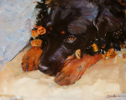 500x399 Dog Pet Portrait Paintings Dog Portrait Paintings In Oil Paint - Animal Portrait Painting