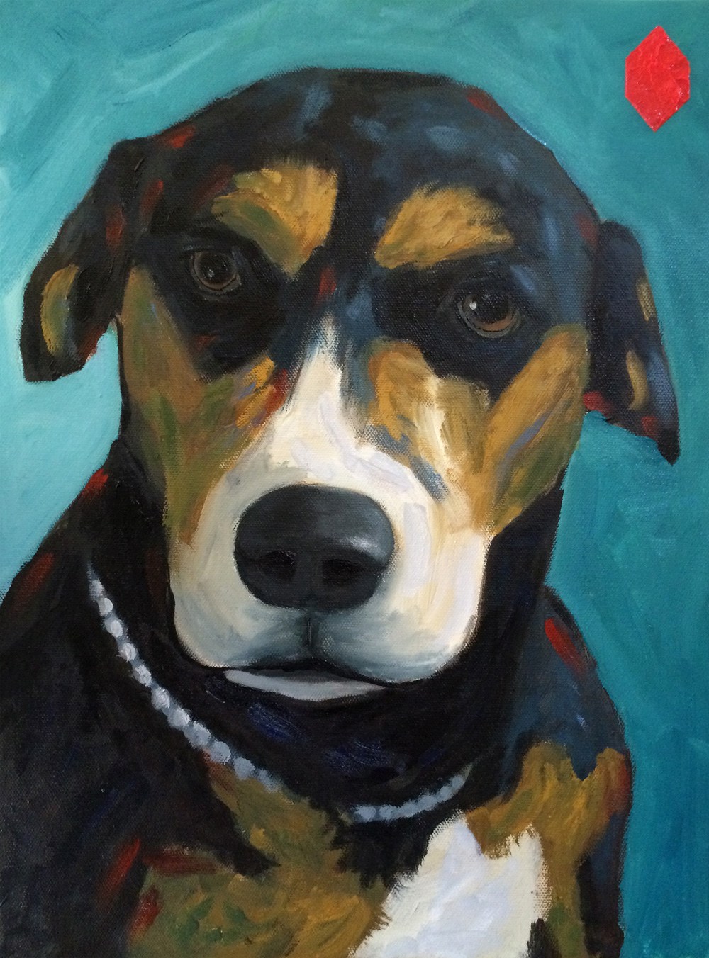 1000x1352 Penny Animal Art Pet Portrait Painting Will Eskridge Will - Animal Portrait Painting