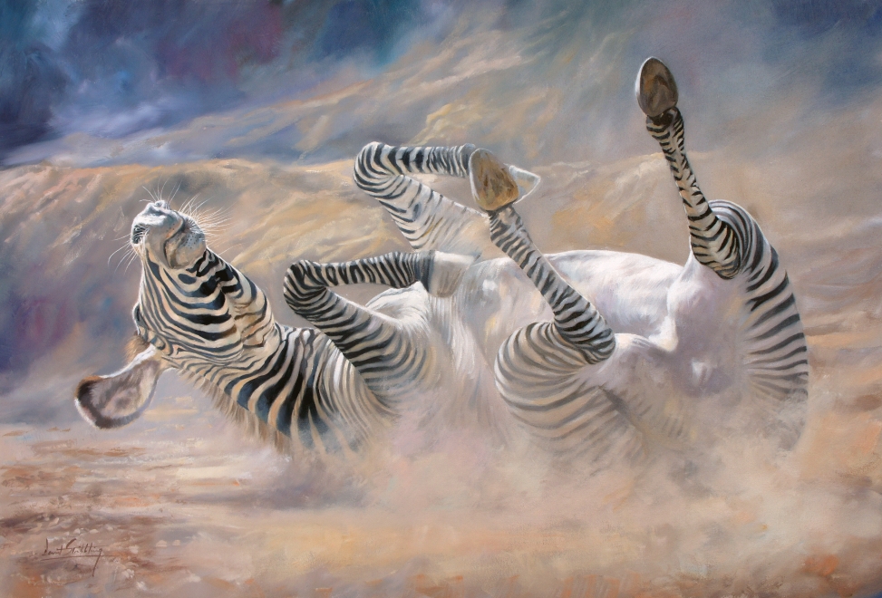 973x660 Wildlife Art,wildlife Artist,original Paintings Of Animals - Animals Painting Art