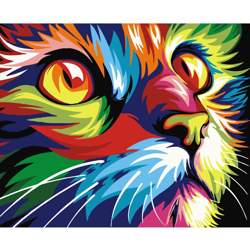 800x800 Rainbow Animals - Animals Painting Pictures