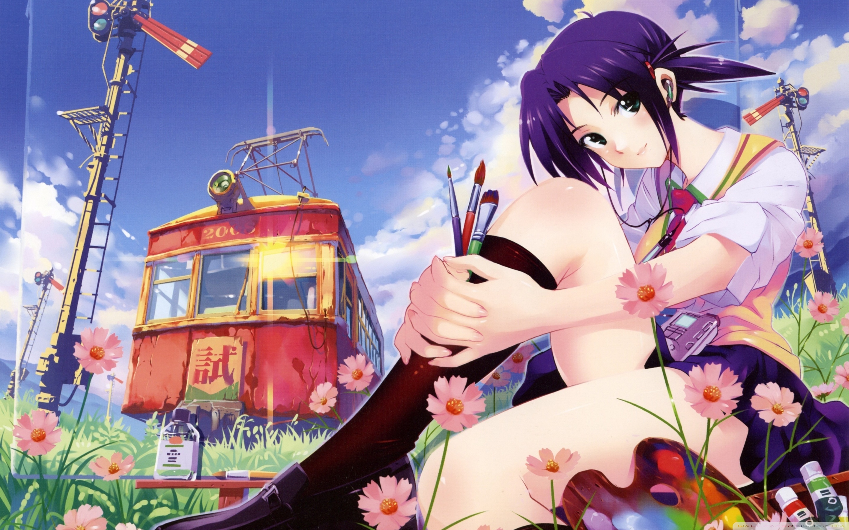 2880x1800 Anime Painting 4k Hd Desktop Wallpaper For 4k Ultra Hd Tv - Anime About Painting