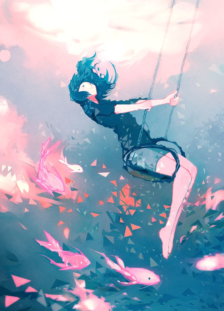 722x1000 Anime Art (@animeartlover) Twitter - Anime Art Painting