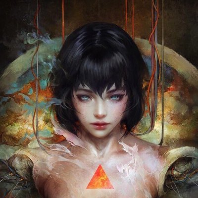 400x400 Anime Art (@anlmearts) Twitter - Anime Art Painting