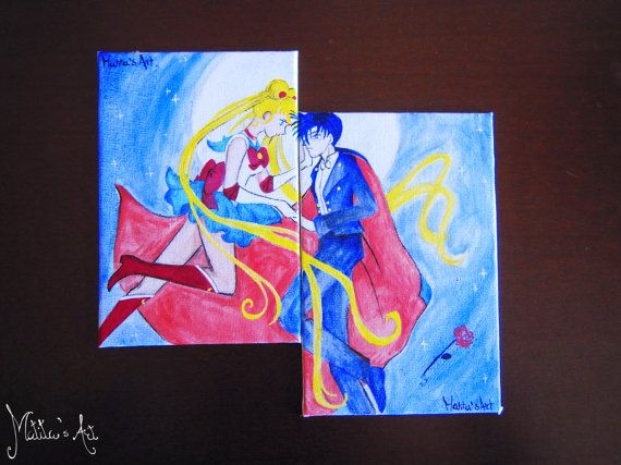 570x427 Sailor Moon Canvas Anime Art Sailor Moon, Sailor - Anime Canvas Painting