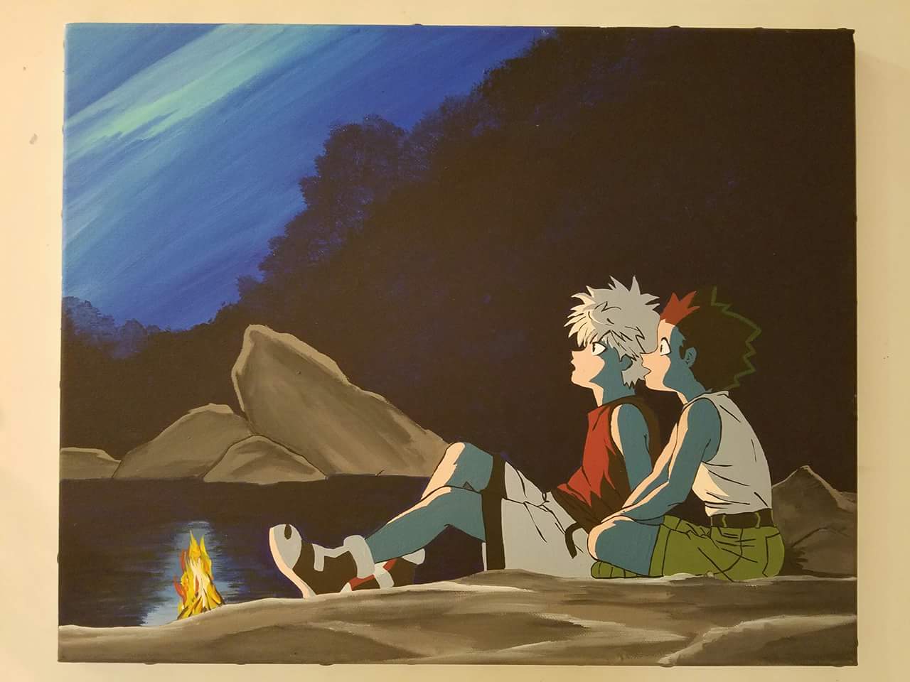 1280x960 My Anime Paintings. All Are Acrylic On Canvas - Anime Painting