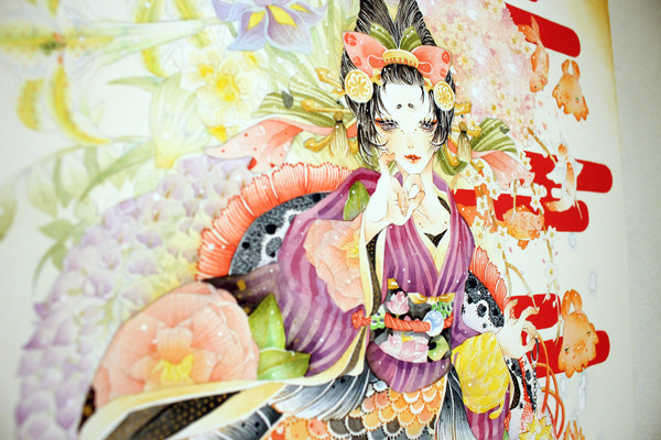 600x400 Design Festa Gallery Mermaids And Prayers On A Star - Anime Painting