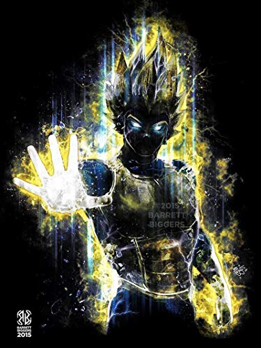 375x500 Prince Of All Fighters Anime Inspired Digital Painting - Anime Painting Games