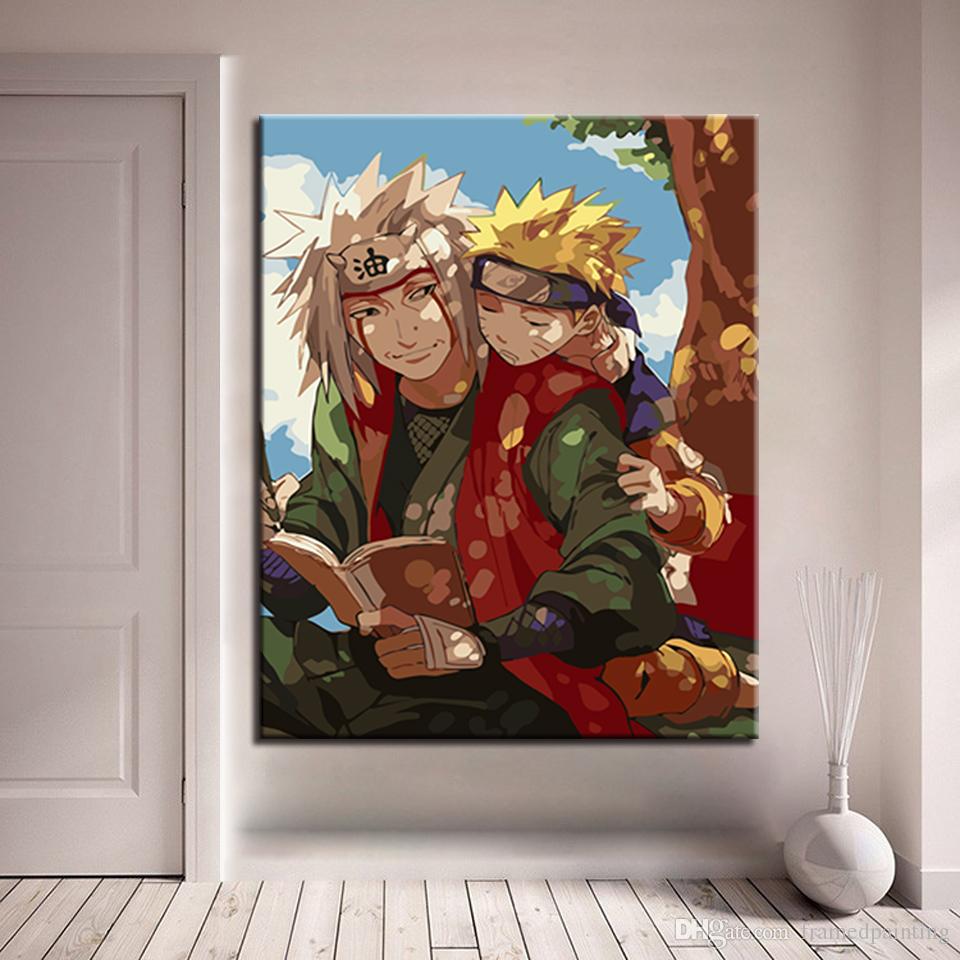 960x960 Online Cheap Diy Naruto Oil Painting By Number Wall Art Acrylic - Anime Painting Online