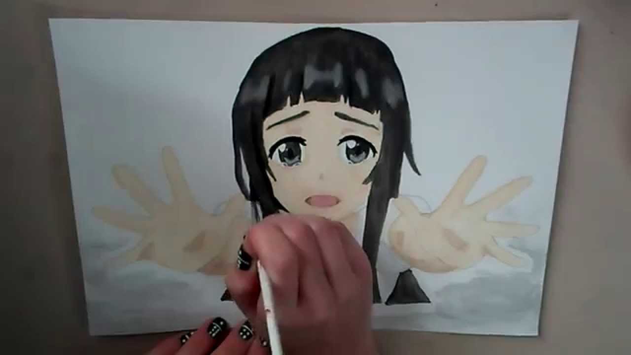 1280x720 Yui - Anime Painting Online