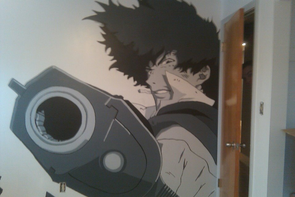 960x640 I'Ve Always Wanted To Have My Own Place, Just To Paint Pictures - Anime Wall Painting
