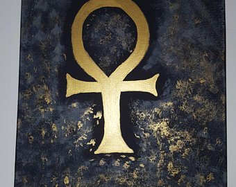 340x270 Ankh Painting Etsy - Ankh Painting