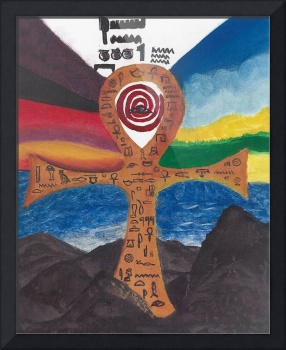 286x350 Stunning Ankh Painting Reproductions For Sale On Framed Prints - Ankh Painting