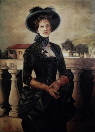 359x500 Sophie Marceau Portrait For Film - Anna Karenina Painting