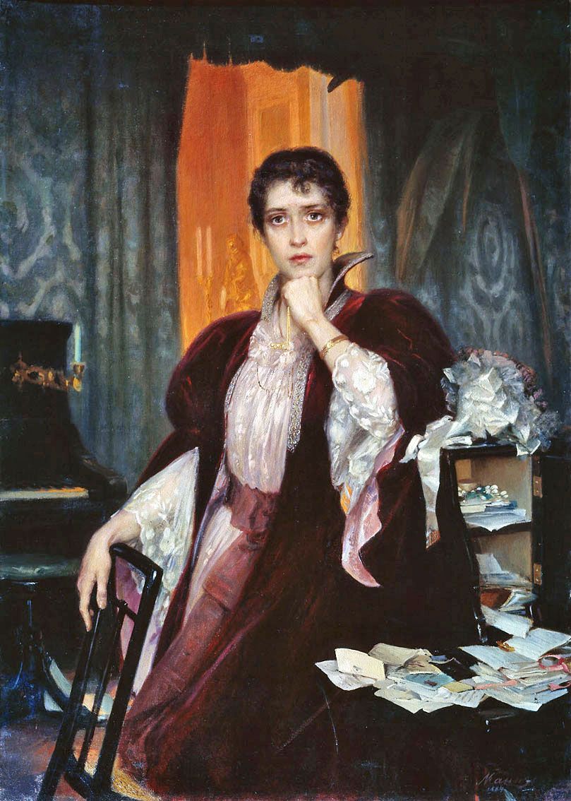 809x1134 Anna Karenina, 1884 By Heinrich Matvejevich Maniser Art - Anna Karenina Painting