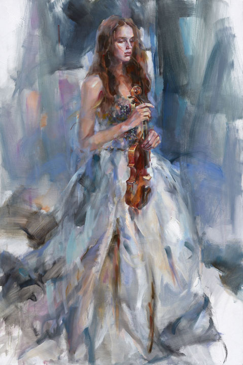 479x720 Stormy Weather Painting By Anna Razumovskaya - Anna Painting
