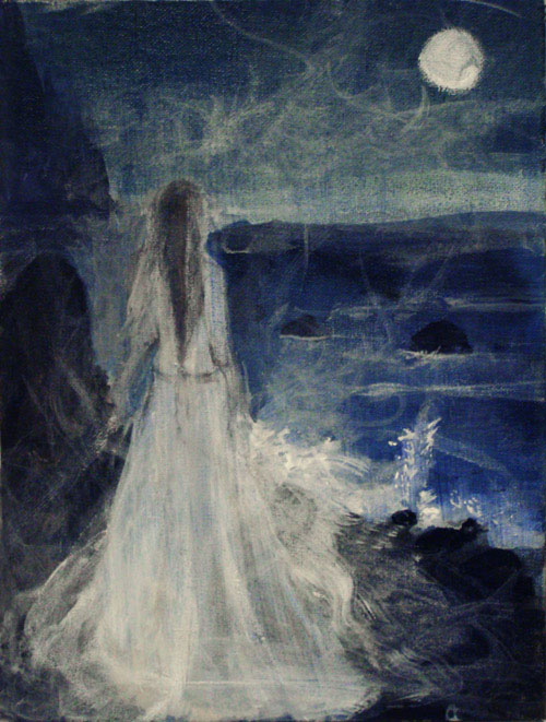 500x661 Annabel Lee By Dustfae - Annabel Lee Painting