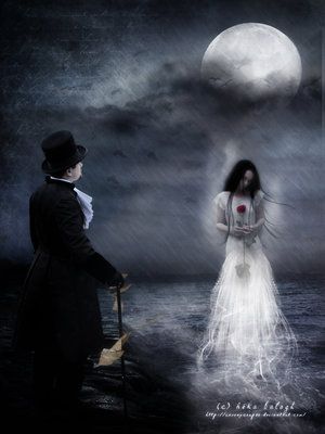 300x400 Annabel Lee And We Loved With A Love That Was More Than Love - Annabel Lee Painting