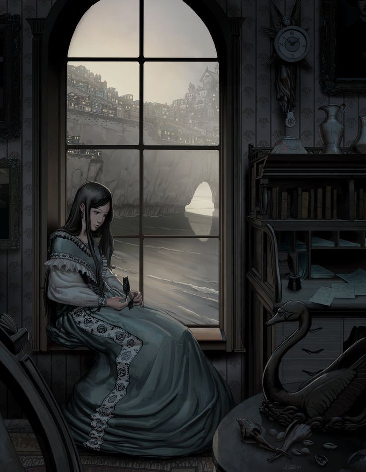 736x948 Image Result For Arthur Rackham Annabel Lee Paintings - Annabel Lee Painting