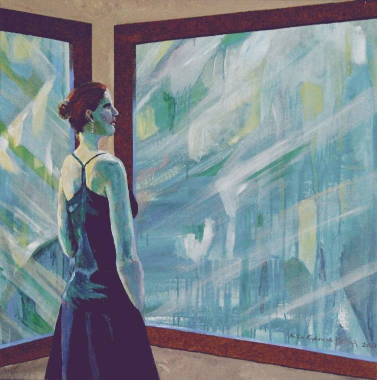 770x777 Saatchi Art Annabel Lee Painting By Emilia Setlak - Annabel Lee Painting