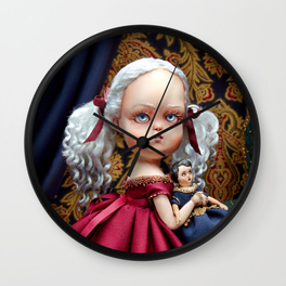264x264 Annabelle Wall Clocks Society6 - Annabelle Painting