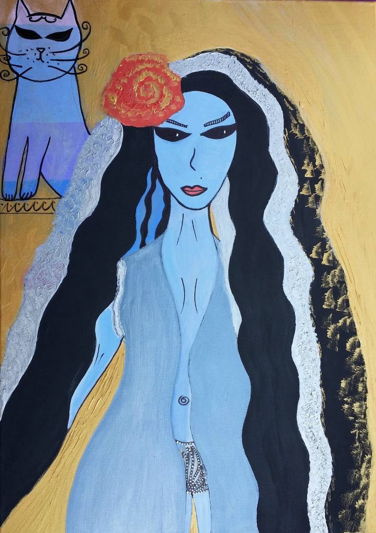770x1090 Saatchi Art Annabelle Painting By Mickey Mimi - Annabelle Painting
