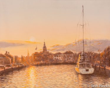 373x300 Watercolor Painting Of Annapolis Md - Annapolis Painting