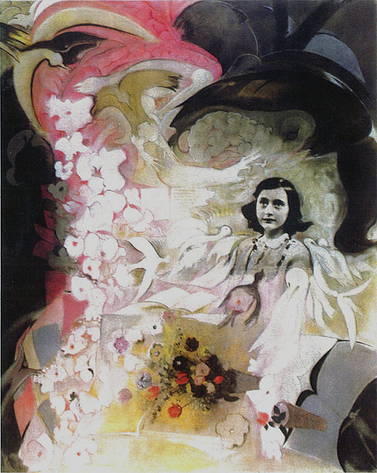 748x939 Homage To Anne Frank - Anne Frank Painting