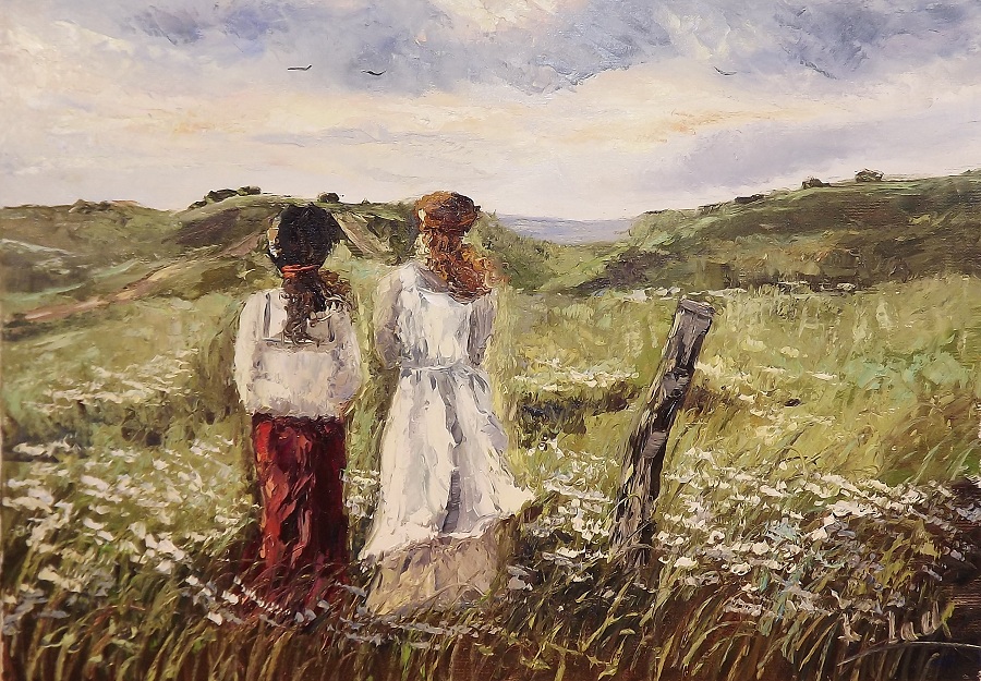 900x625 Friendship - Anne Of Green Gables Painting