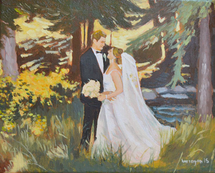 746x600 Wedding Painting For Your Next Anniversary - Anniversary Painting