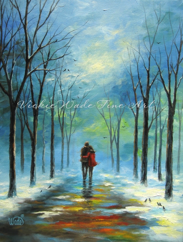 768x1015 Original Paintings On Canvas Vickie Wade Fine Art - Anniversary Painting
