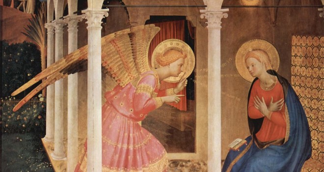 660x350 Contemplating The Word The Annunciation Of The Blessed Virgin Mary - Annunciation Of Mary Painting