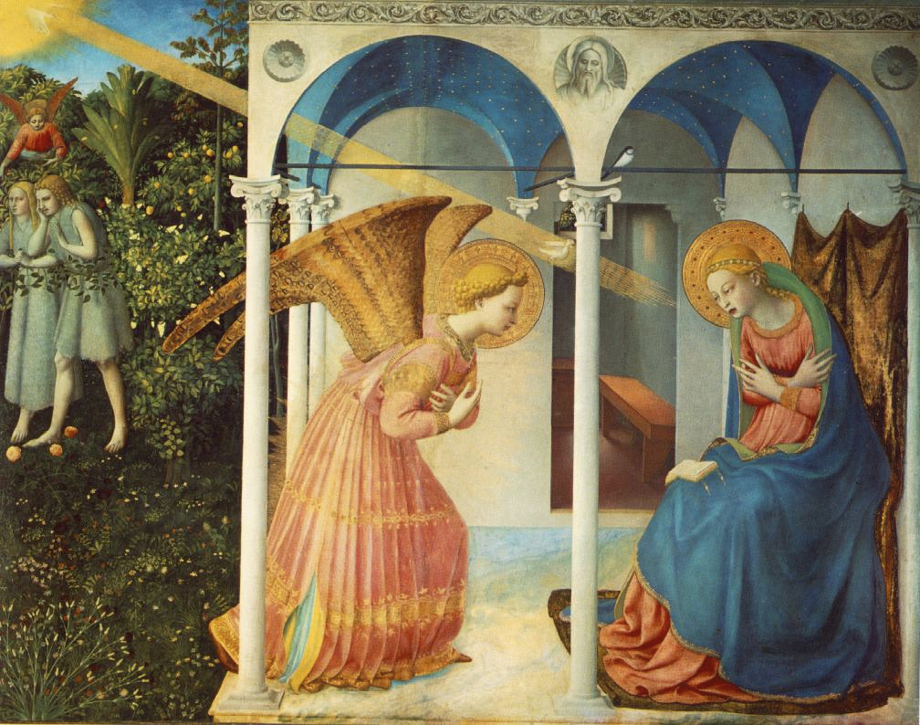 1008x794 Les Femmes - Annunciation Of Mary Painting