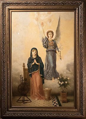291x400 William Adolphe Bouguereau Oil Painting Annunciation Of Mary - Annunciation Of Mary Painting