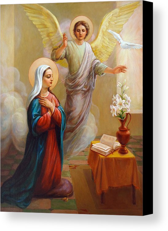547x750 Annunciation To The Blessed Virgin Mary Canvas Print Canvas Art - Annunciation Of Mary Painting