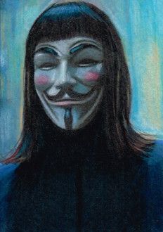 232x330 Pin By Purr Fect On Anonymous 8. Drawings And Graffiti The Arts - Anonymous Painting