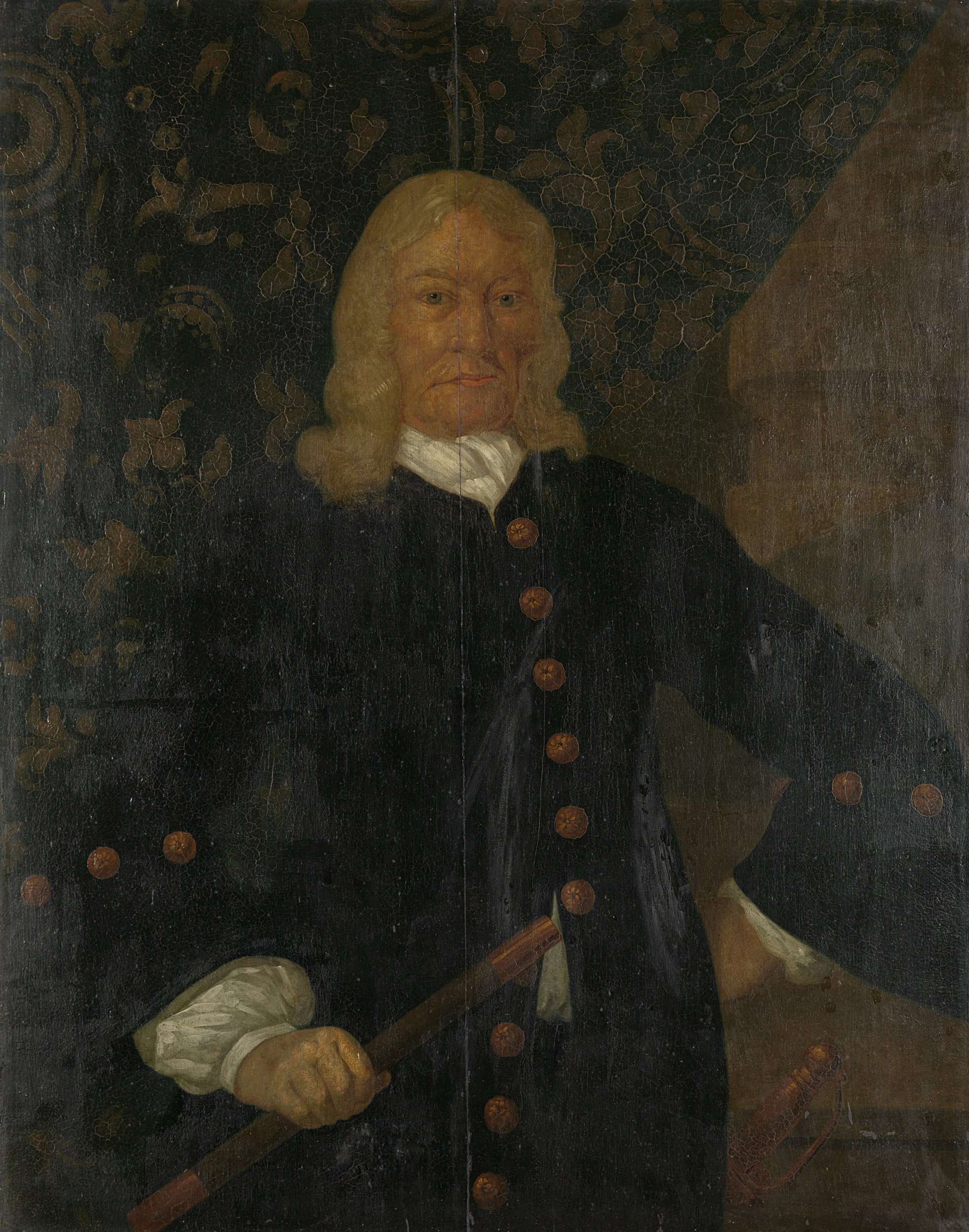 1967x2500 Portrait Of Governor General Willem Van Outshoorn. 1691 - Anonymous Painting