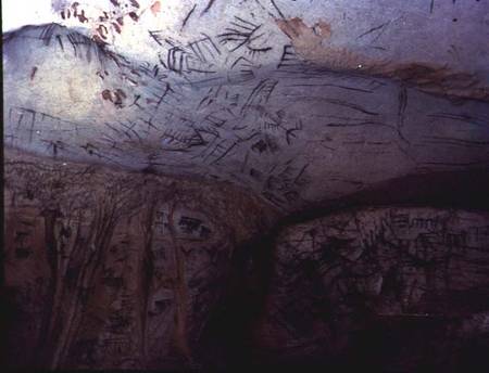 450x344 Schematic Symbolsneolithic Rock Painting - Anonymous Painting