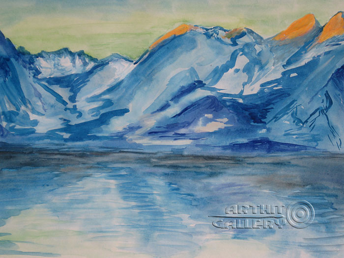700x525 Landscape Paintings. Landscapes. Impressions Of Antarctica - Antarctica Painting