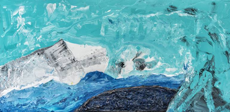 770x376 Saatchi Art Antarctica Painting By Michael Barritt - Antarctica Painting