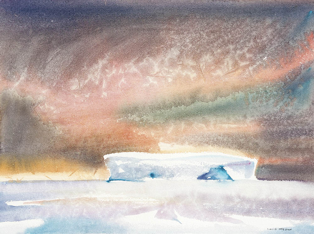 1000x745 Antarctic Wonders David Mceown Artist Journeys - Antarctica Painting