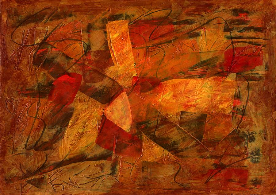 900x635 Cosy Chaos Painting By Anthea Karuna - Antea Painting