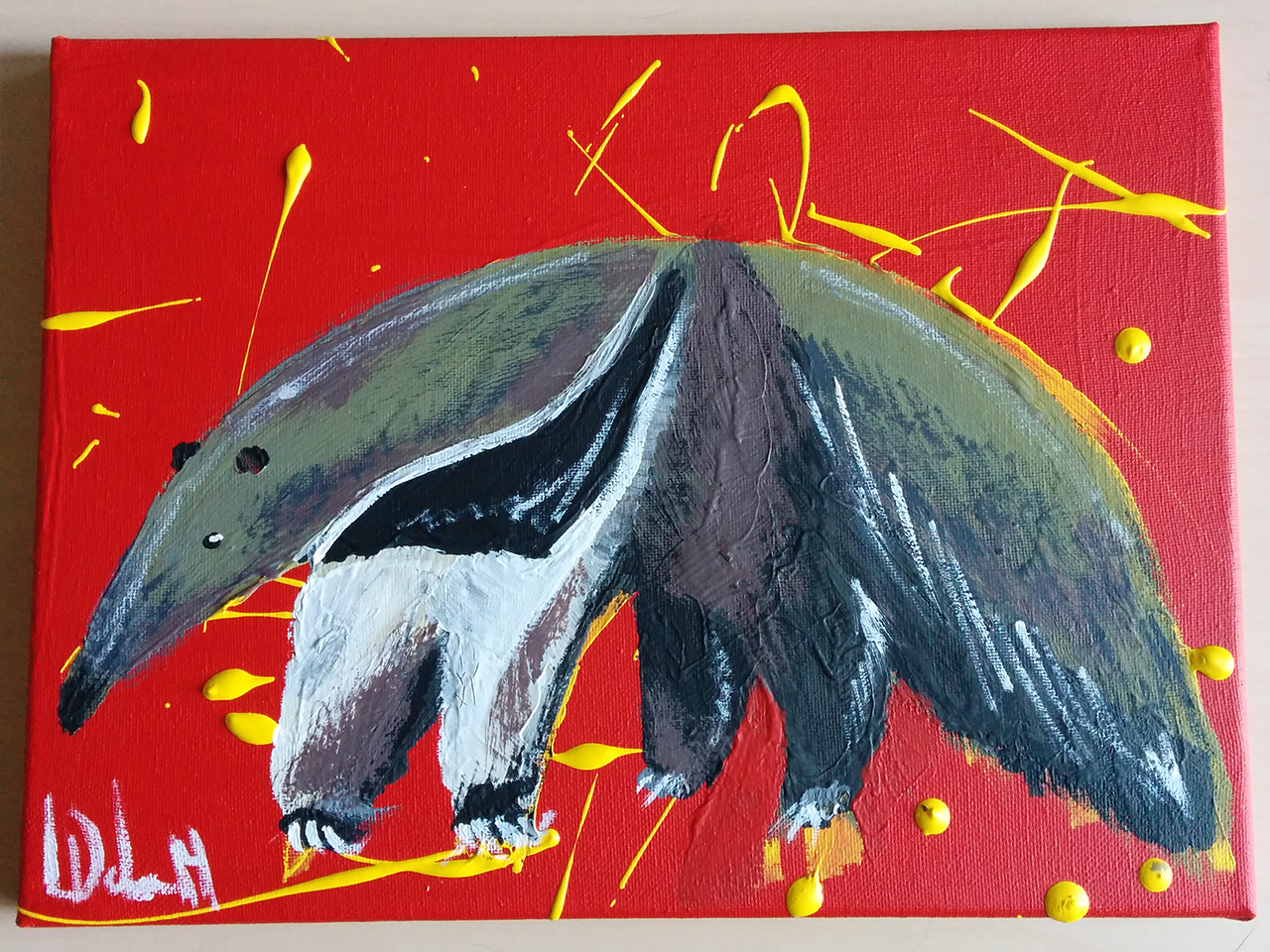 1280x960 Anteater Painting Weasyl - Anteater Painting