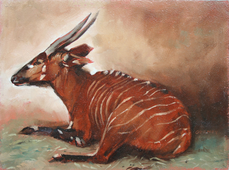 900x668 Gurney Journey Painting Stripes On A Bongo - Antelope Painting