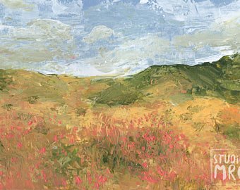 340x270 Antelope Painting Etsy - Antelope Painting