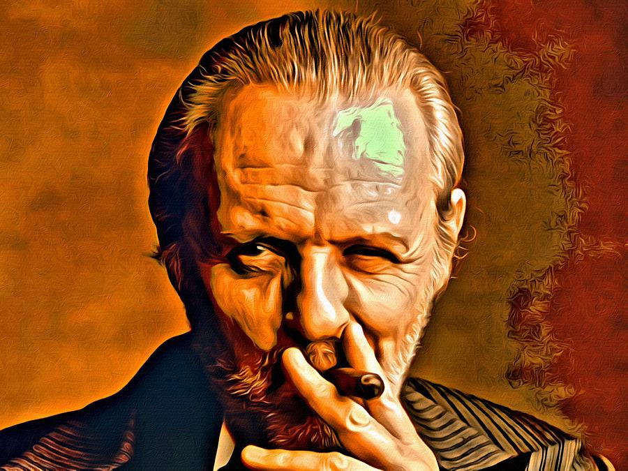 900x675 Sir Anthony Hopkins Painting By Florian Rodarte - Anthony Hopkins Painting