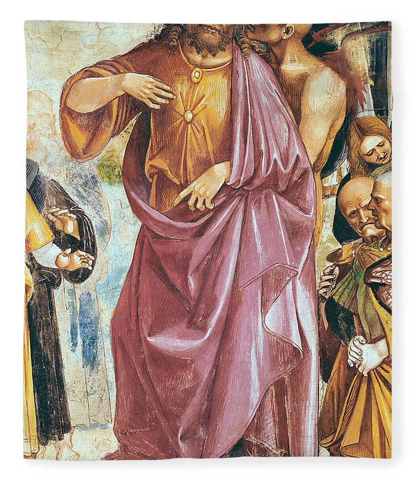 860x1000 The Preaching Of The Antichrist Fleece Blanket For Sale By Luca - Antichrist Painting