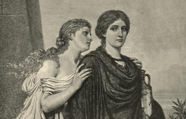 372x238 The Sororal Duality Of The Dionysian And Apollonian In Antigone - Antigone Painting