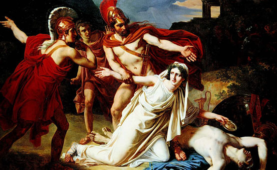 555x342 Antigone And Aristotle's Poetics - Antigone Painting